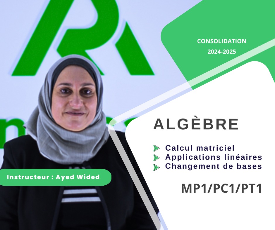 Algèbre:  Calcul matriciel – Applications linéaires – Changement de bases